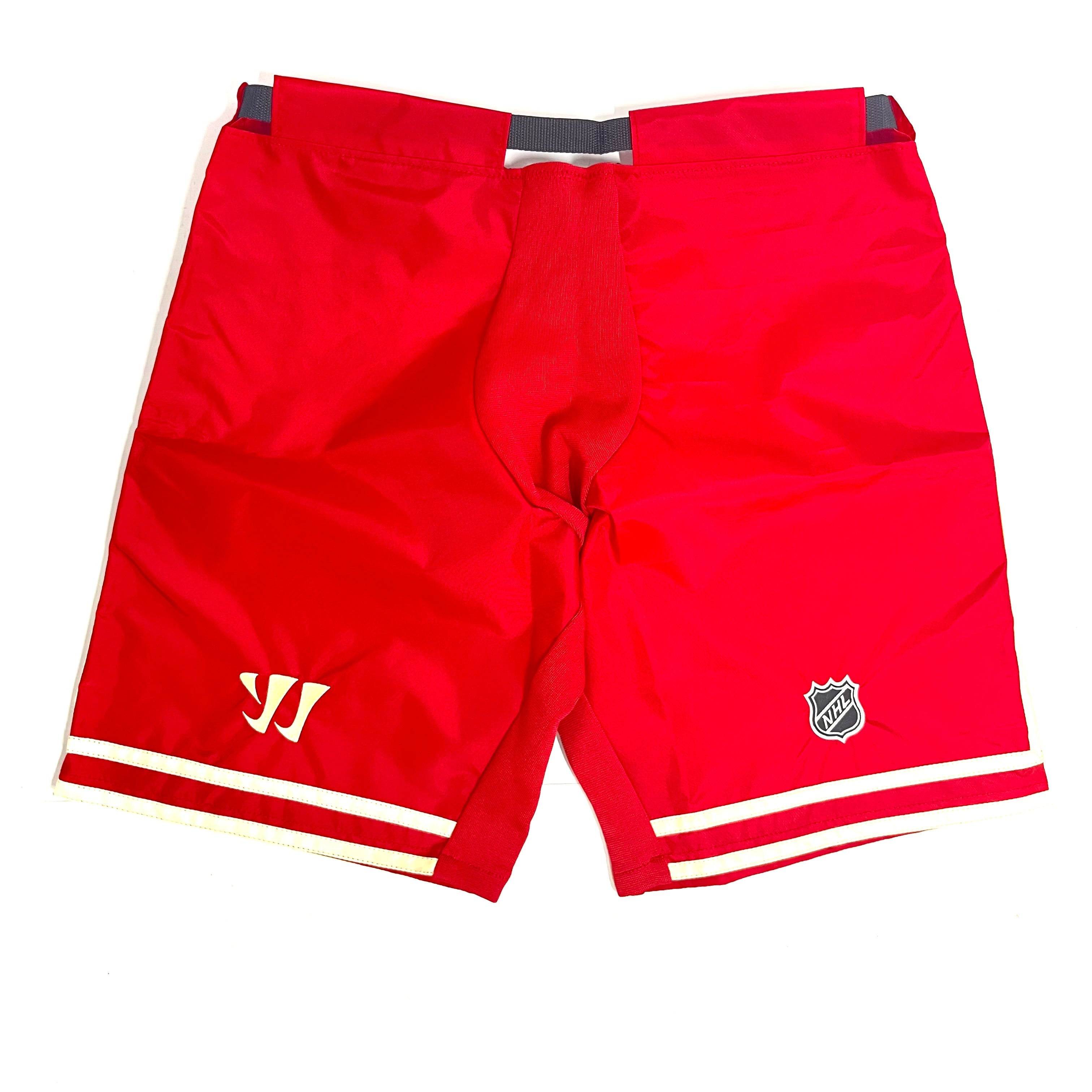 Warrior - Nouveau pantalon NHL Pro Stock - Flames de Calgary (rouge/blanc)